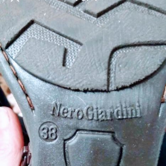 NeroGiardini Grey combat boots size 38 - Picture 3 of 5